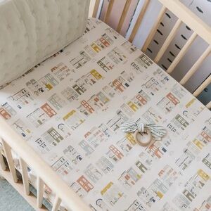 Pehr My Neighbourhood Crib Sheet